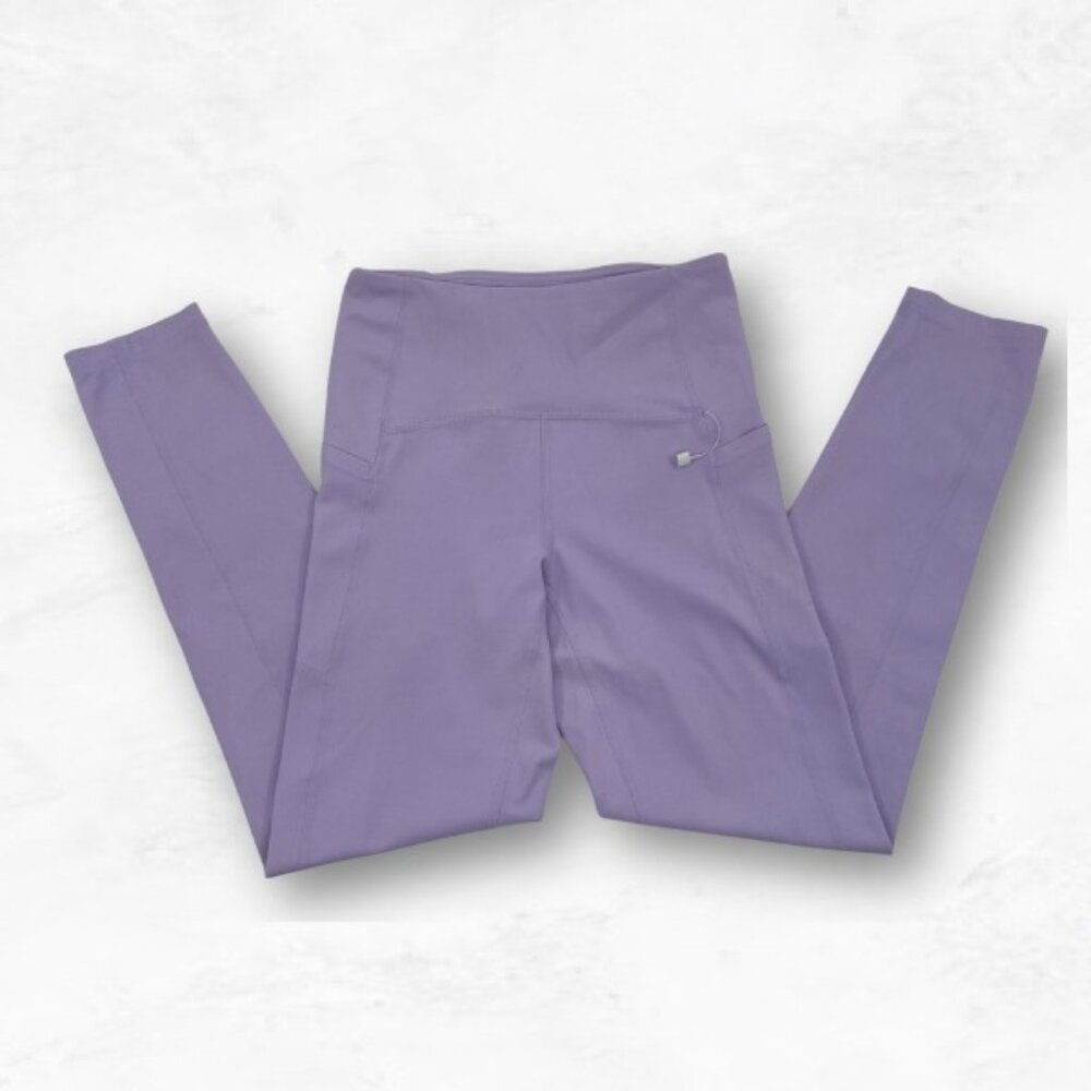 Zella Girl’s Purple Secret Waist Pocket Leggings - Size XS (6) - NWOT